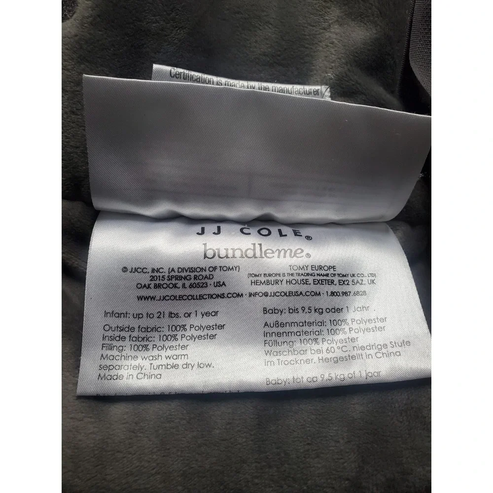 JJ Cole Infant Fleece Lined Car Seat Cover